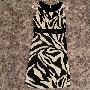 Black & White Knitted Dress!